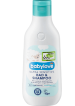 babylove Płyn do kąpieli i szampon 2w1, Ultra Sensitiv, 250 ml