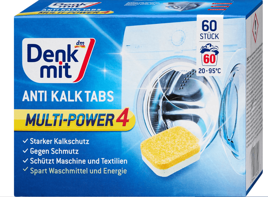 DENKMIT Odkamieniacz do pralki 60 tab