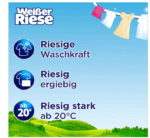 Weißer Riese proszek uniwersal 90 prań - obrazek 5