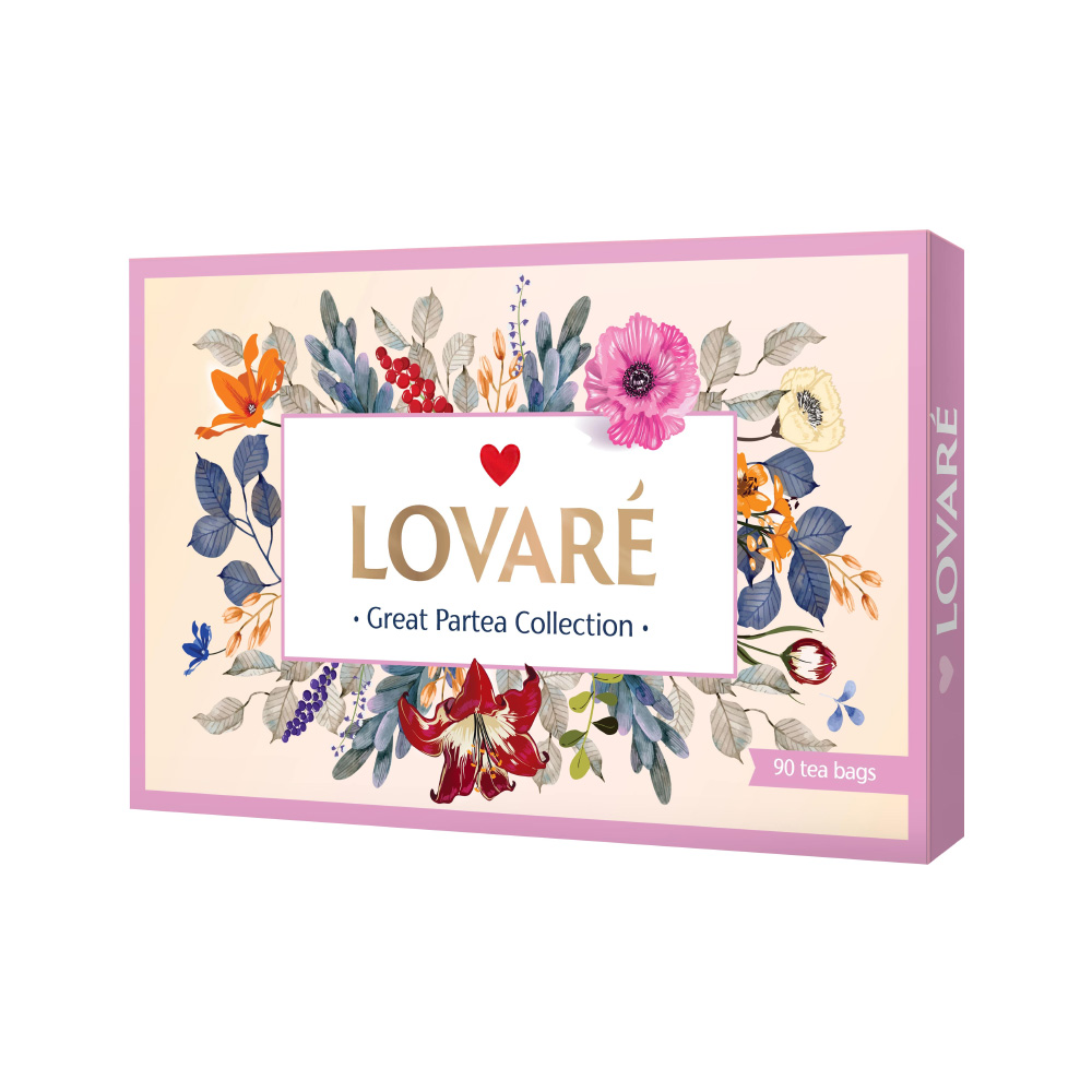 LOVARE  zestaw herbat  Great Partea Collection 90 SZT