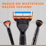 GILLETTE FUSION5 POWER 4szt WKŁADY - obrazek 4