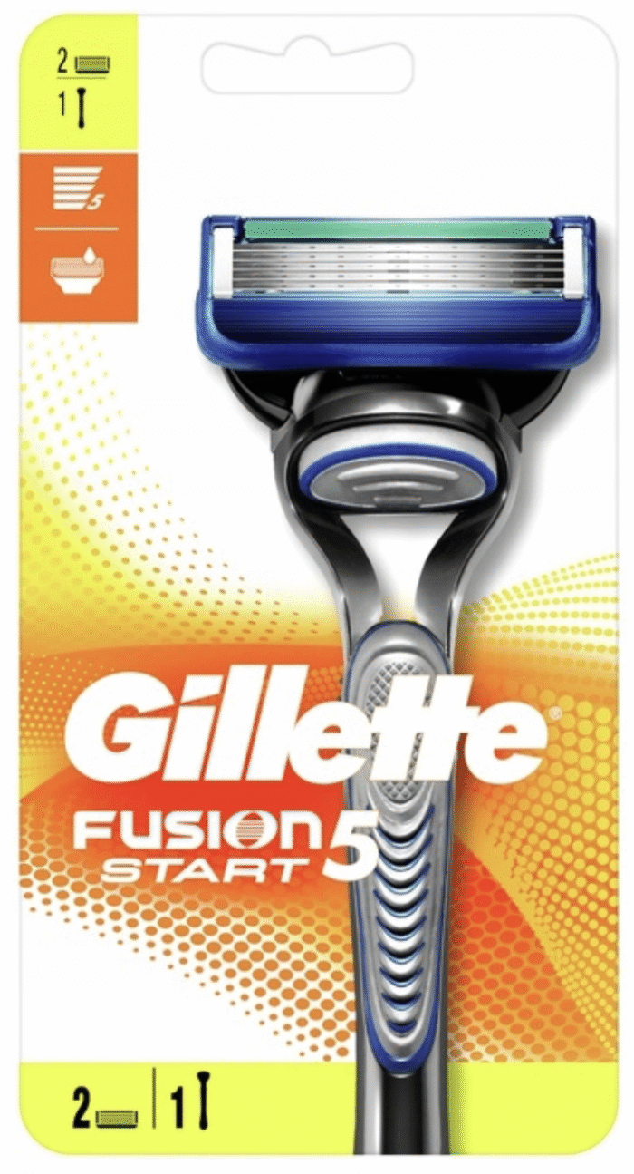 GILLETTE FUSION START  MASZYNKA+2 OSTRZA - obrazek 1