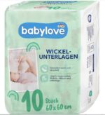 Podkłady do przewijania niemowląt, 10 szt. babylove