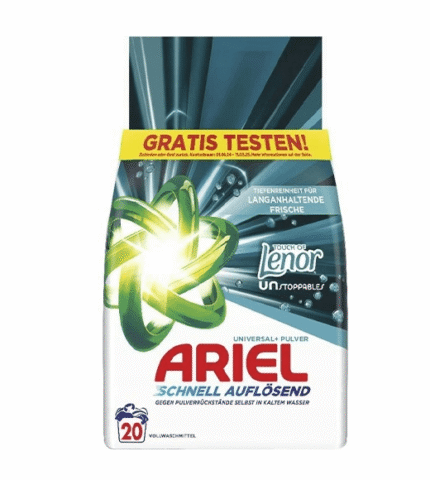Ariel Universal+ Lenor Proszek Do Prania 20p 1,2kg