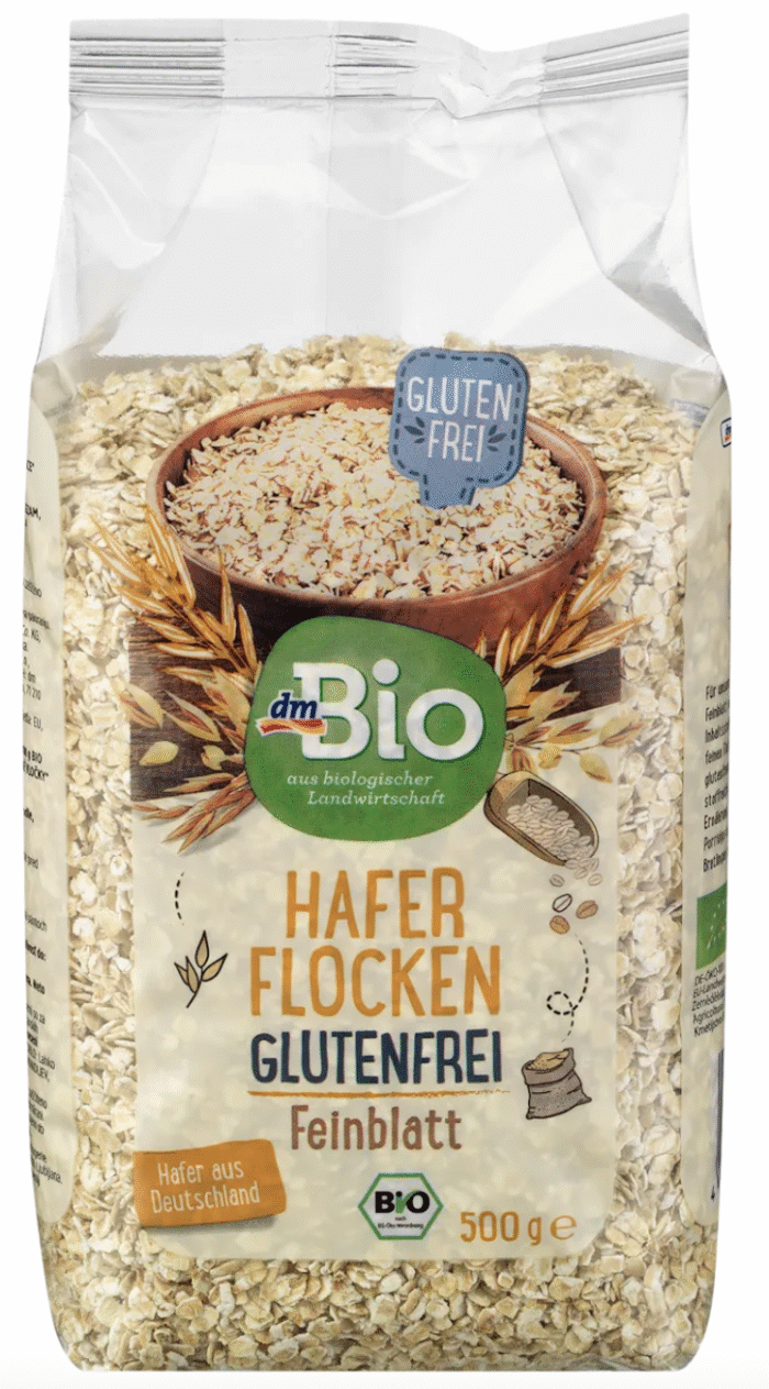 Płatki owsiane bezglutenowe, drobne, 500 g Bio - obrazek 1