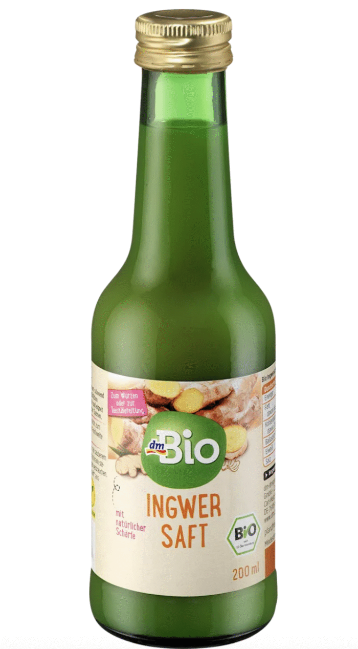 Sok z imbiru, naturalnie mętny, 200 ml Bio - obrazek 1