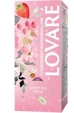 Lovare Strawberry Marshmallow herbata zielona24szt - obrazek 2