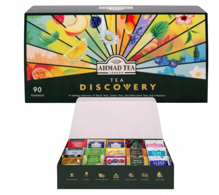 AHMAD Discovery Zestaw herbat 90 szt - obrazek 2