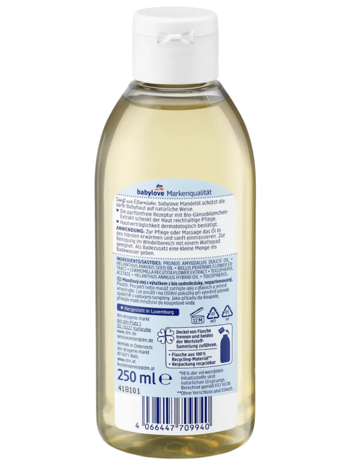 Oliwka migdałowa do pielęgnacji i masażu, sensitive, 250 ml - obrazek 2