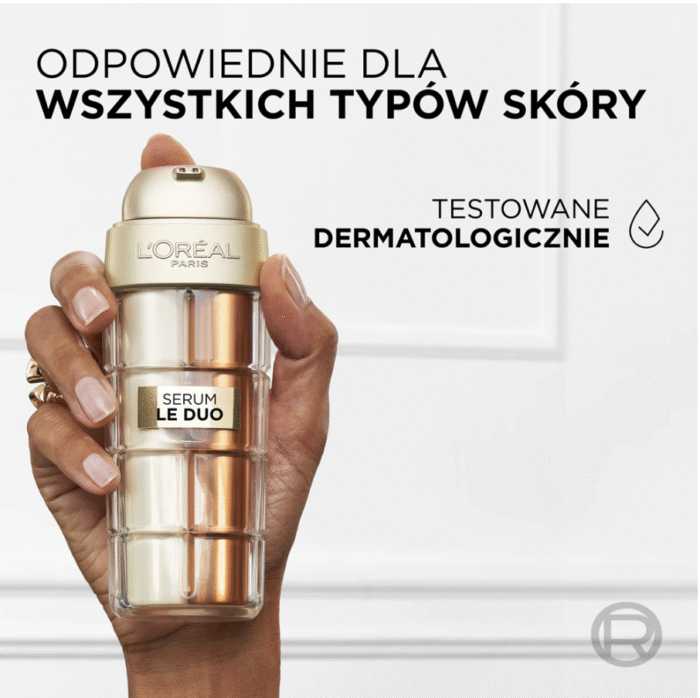 Loréal Paris Age Perfect Le Duo Serum dwufazowe serum odmładzające dla efektu rozjaśnienia i wygładzenia skóry 30 ml - obrazek 2