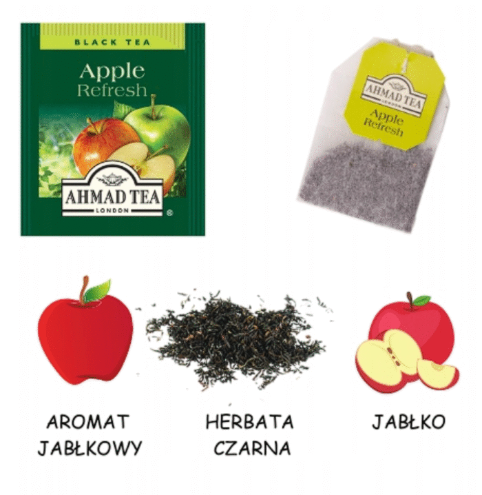 Ahmad Tea FruityTeas-4 herbaty czarne owocowe 20tb - obrazek 4