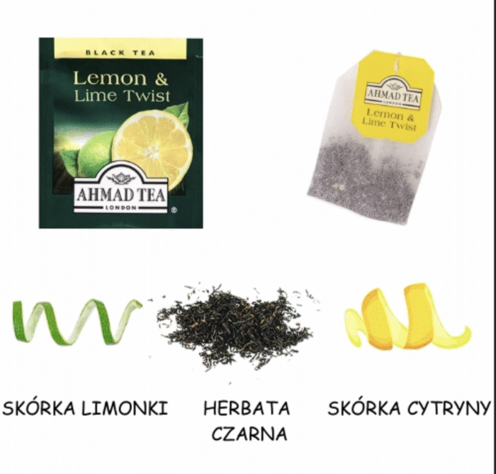 Ahmad Tea FruityTeas-4 herbaty czarne owocowe 20tb - obrazek 3