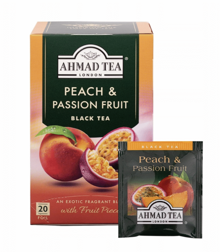 Ahmad Tea Peach & Passion Fruit 20 torebek - obrazek 2