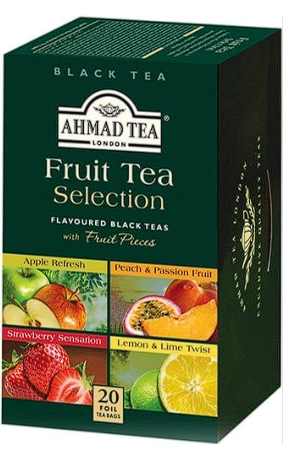 Ahmad Tea FruityTeas-4 herbaty czarne owocowe 20tb