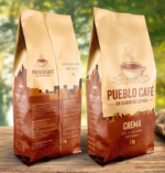 Pueblo Cafe  crema hiszpańska kawa ziarnista 100% Arabica 1 kg