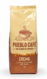 Pueblo Cafe  crema hiszpańska kawa ziarnista 100% Arabica 1 kg - obrazek 2
