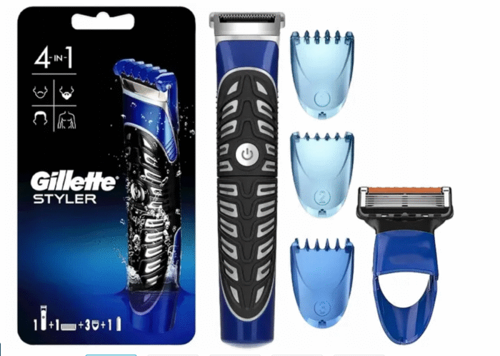 PRECYZYJNY TRYMER DO CIAŁA I ZAROSTU + MASZYNKA DO GOLENIA GILLETTE STYLER - obrazek 1