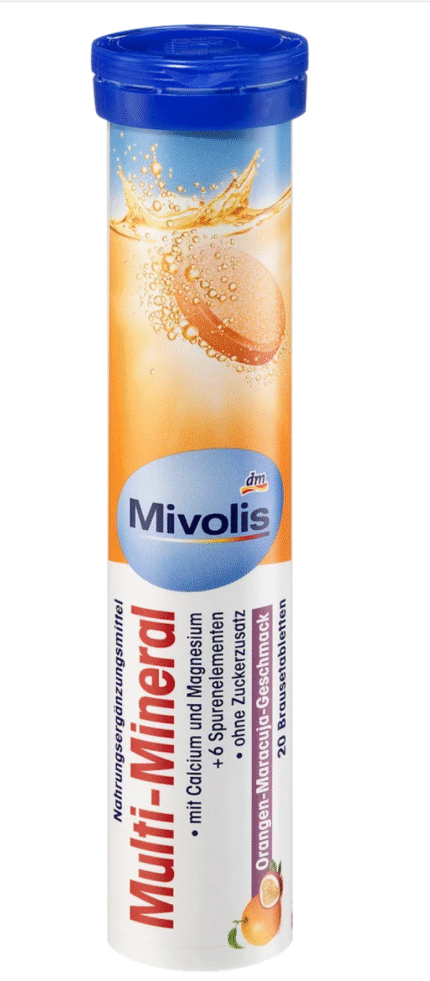 Multiminerały tabletki musujące, 82 g