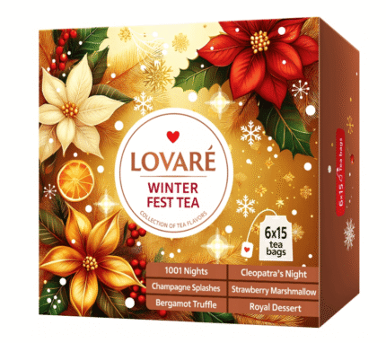 Lovare WINTER Fest Tea  Zestaw 90 herbat 6 smaków