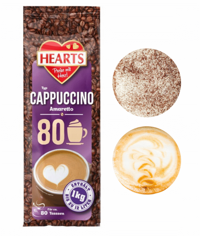 Hearts Cappuccino Amaretto 1 kg - obrazek 2