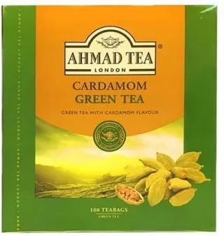 Herbata Zielona z KARDAMONEM AHMAD Tea 100szt