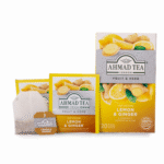 Ahmad tea Lemon & Ginger herbata 20 torebek - obrazek 2