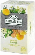 Herbata ziołowa Infusion Detox Ahmad Tea 20 torebek - obrazek 2