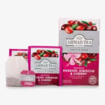 Herbata dzika róża i wiśnia Rosehip, Hibiscus & Cherry Ahmad Tea 20t - obrazek 2