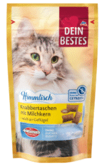 Przekąska dla kota bogata w drób z nadzieniem mlecznym, 50 g