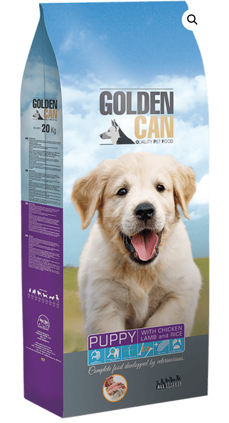 Opera Zrzut ekranu_2025-11-12_132329_piensosortin.com Golden Can z kurczakiem, jagnięciną i ryżem,karma sucha dla szczeniąt. - obrazek 1