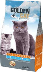 Sucha karma dla kota Golden Cat Chicken dla kociąt 2 kg