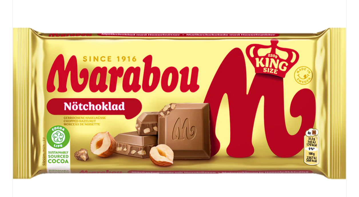 Marabou czekolada z orzechami 220 g