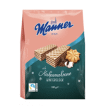 MANNER  Kokosmarone Wafelki z Nadzieniem Kokosowym Chrupkie 185G