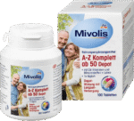 Kompleks witamin i minerałów A-Z 50+ w tabletkach depot, 153 g