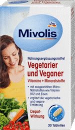 Suplement diety Witaminy i minerały dla wegan i wegetarian, 46 g