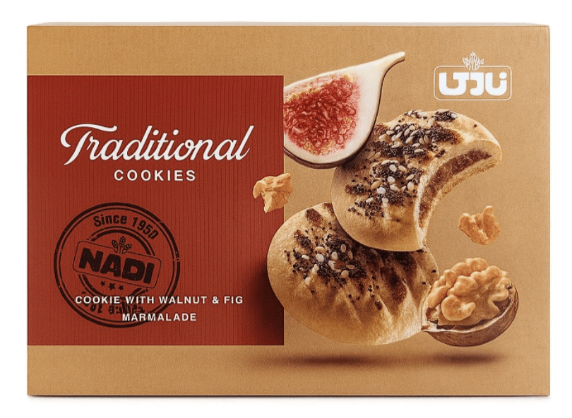 Ciastka irańskie z figami i orzechami Nadi 20szt