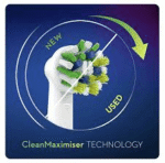 Oral-B Cross Action Clean Maximiser – białe końcówki do szczoteczki elektrycznej 4 szt. - obrazek 2