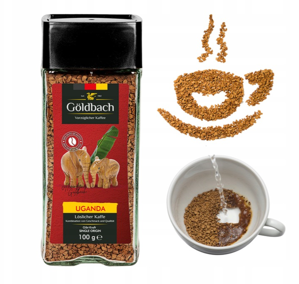 Goldbach Uganda kawa rozpuszczalna 100 g