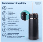 ZENT® Stream+ Irygator stomatologiczny do zębów czarny - obrazek 2