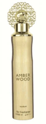 NUSUK AMBER WOOD DUBAJSKI ODŚWIEŻACZ POWIETRZA spray 300ml zapach do domu