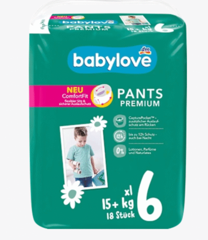 Pieluchomajtki Premium, rozmiar 6, XL, 15+ kg, 18 szt.