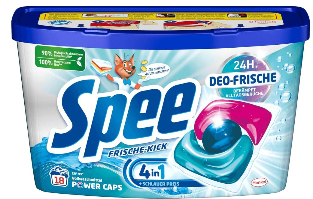 SPEE Power Caps Deo-Fresh Kick 18 szt