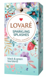 Lovare  Sparkling Splashes  HERBATA ZIELONA Z CZARNA 24 SZT