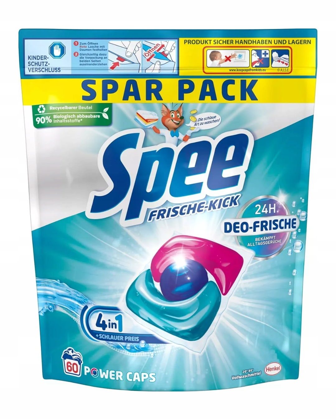 Spee Kapsułki do Prania  Power Caps 60 sztuk