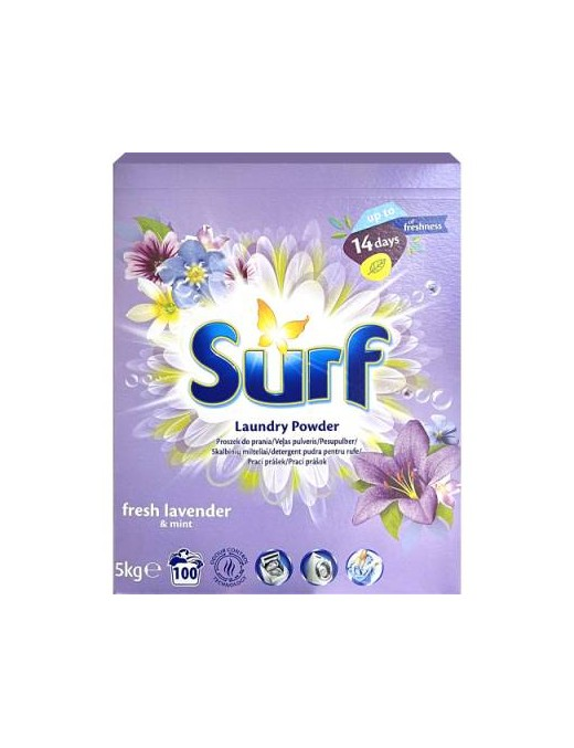 Surf Proszek Do Prania Fresh Lavender & Mint 5kg Uniwersalny