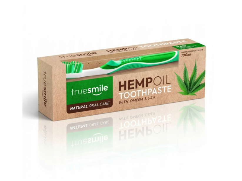 Truesmile HEMPOIL Pasta do zębów 100ml + szczoteczka