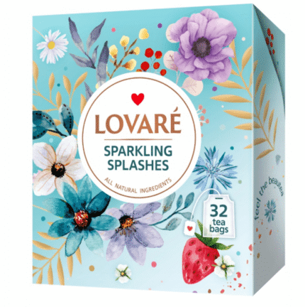 Lovare Sparkling Splashes herbata czarna i zielona ekspresowa 32 tor x 2gr