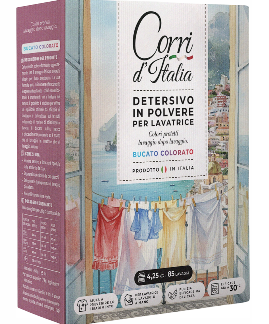Corri d'Italia Proszek do prania kolorów 85 prań ochrona barw od 30C 4,25kg