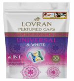 Lovran Caps Unive & White 4w1 kapsułki do prania 33 szt.