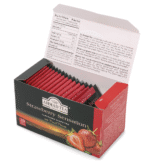 Ahmad Tea Herbata czarna truskawkowa Strawberry Sensation 20 torebek - obrazek 2